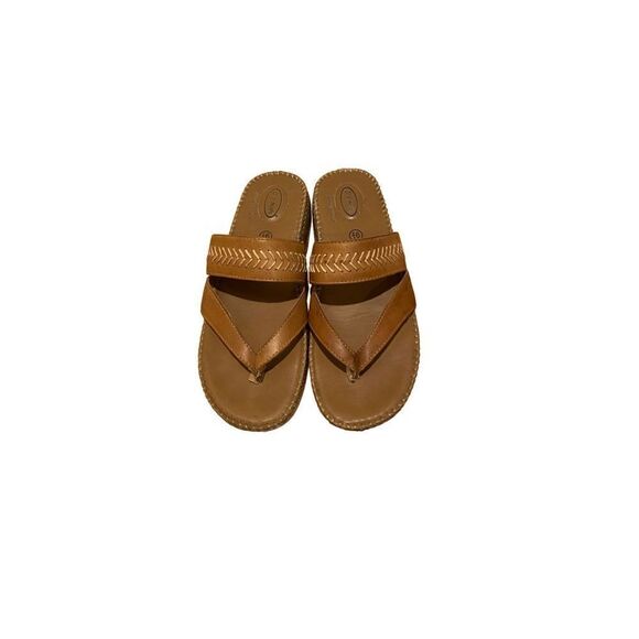 Dr Scholls Tan Slip On Sandals - Picture 4 of 7